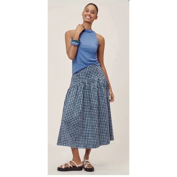 Anthropologie Tops - NWT Anthropologie Maeve Square Neck Tank Blue